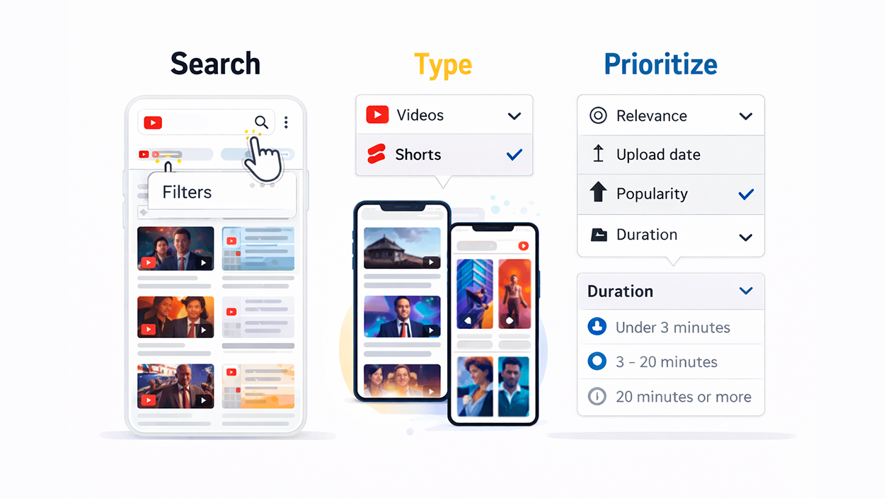 Nije sykfilters op YouTube
