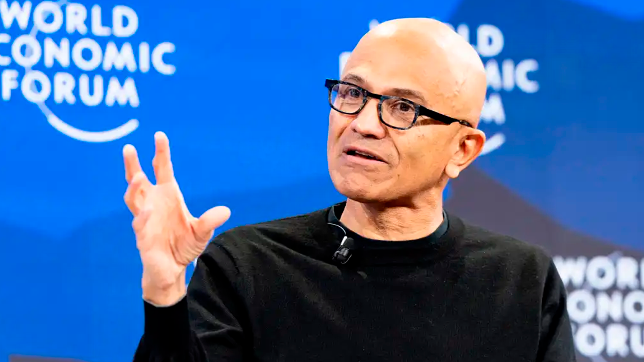 Satya Nadella warns in Davos