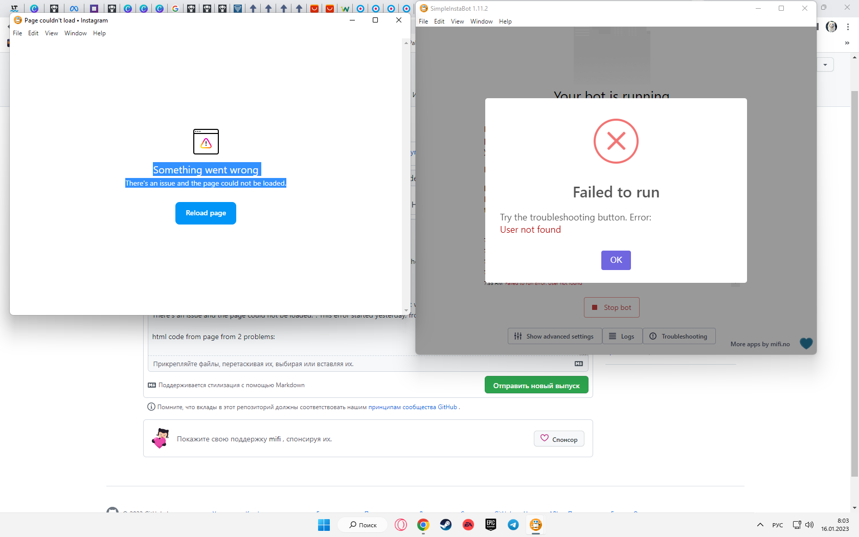 Solución Something went wrong en Instagram