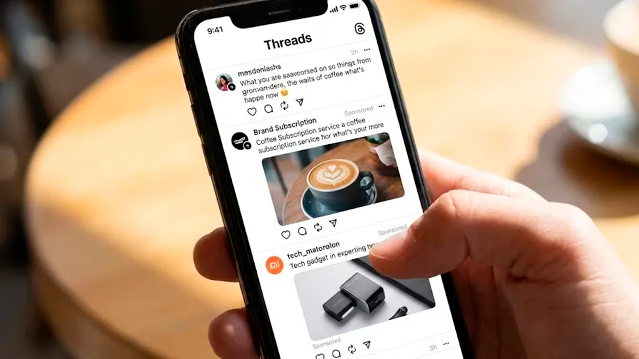 Threads con anuncios