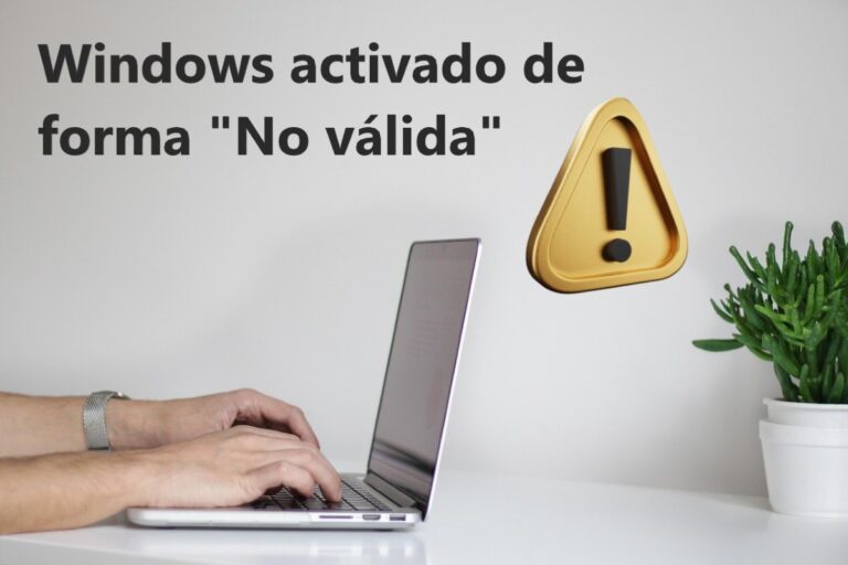 Windows activado de forma no válida señales