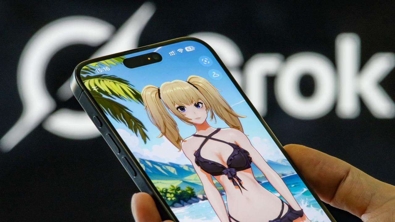 imagen generada por IA de persona en bikini