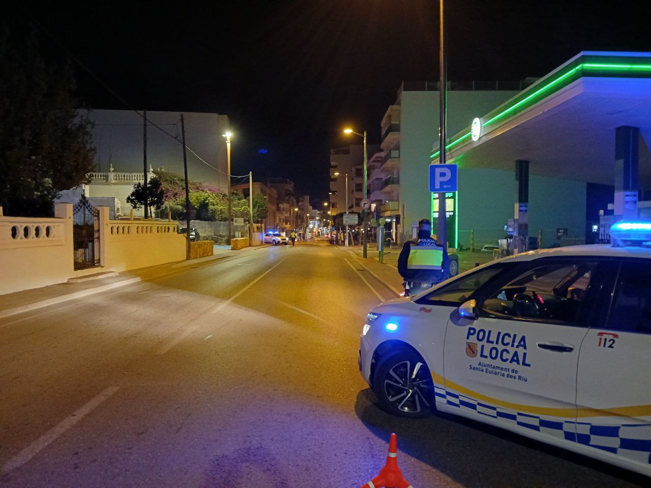 control de Santa Eulària