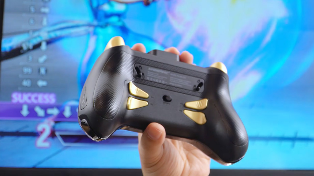 joysticks capacitivos electromagnéticos Purple Kirin anbernic