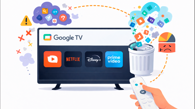 limpiar caché en Google TV