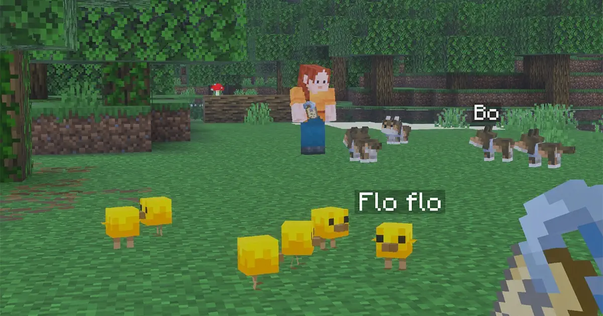 mobs bebes Name Tag etiqueta de nombre