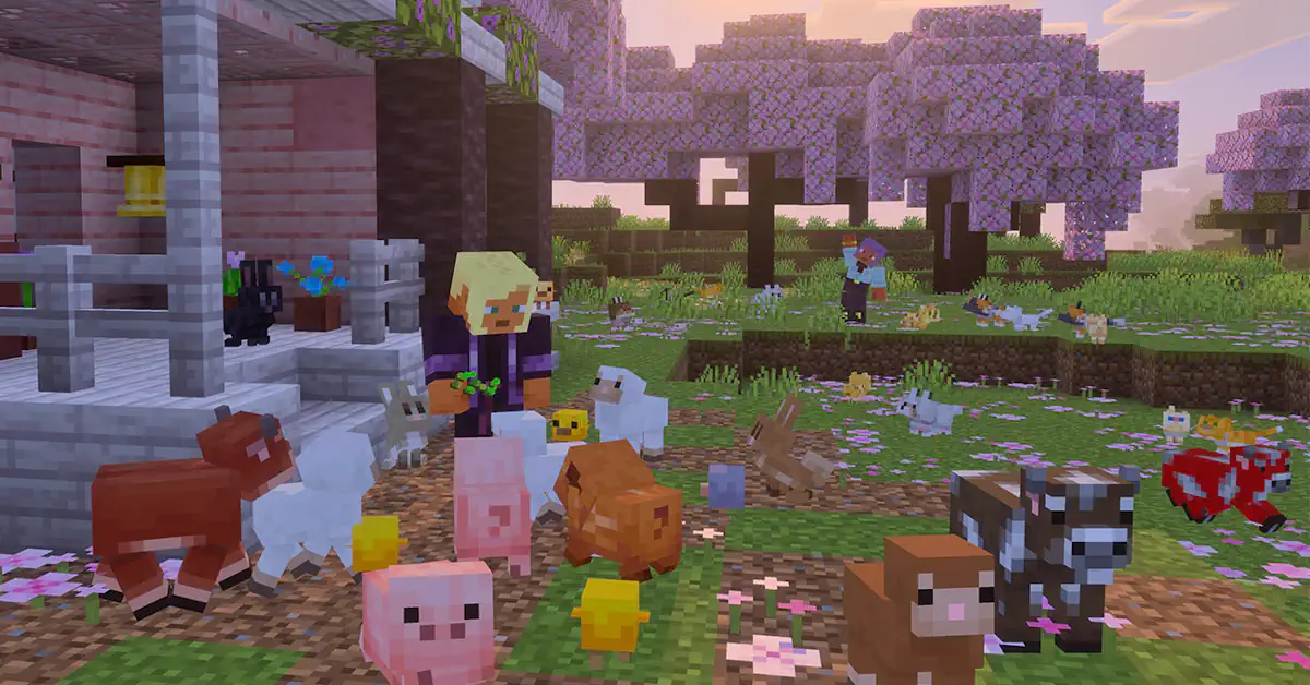 mobs bebés en Minecraft