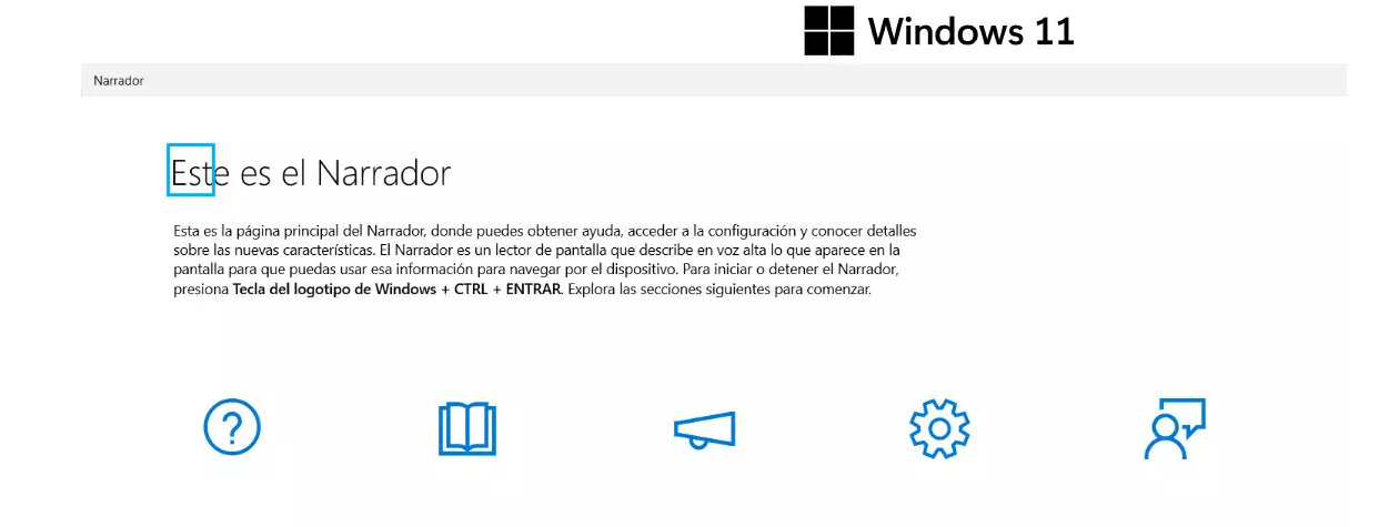 narrador windows 11
