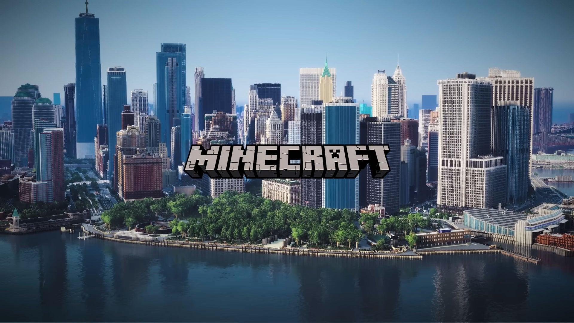 Een replica van New York in Minecraft