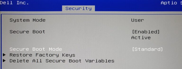 secure boot placa asus