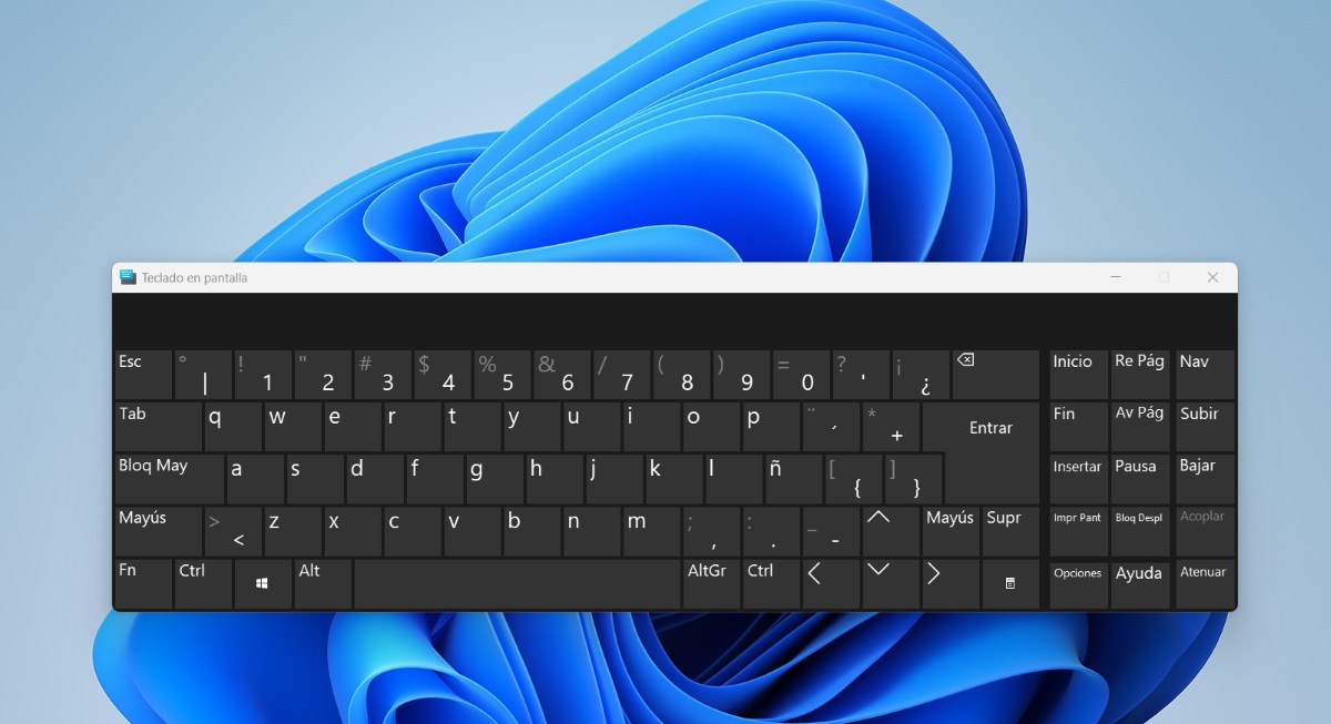 Activar el teclado en pantalla automáticamente