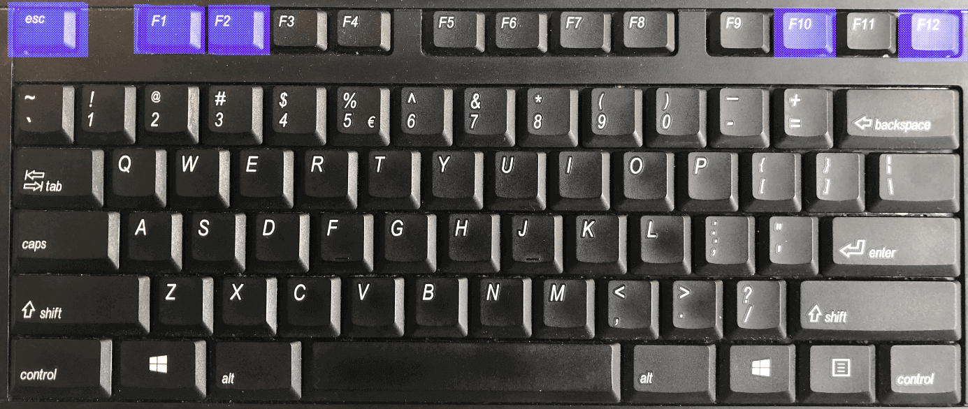 Interfaz de BIOS o UEFI en un ordenador