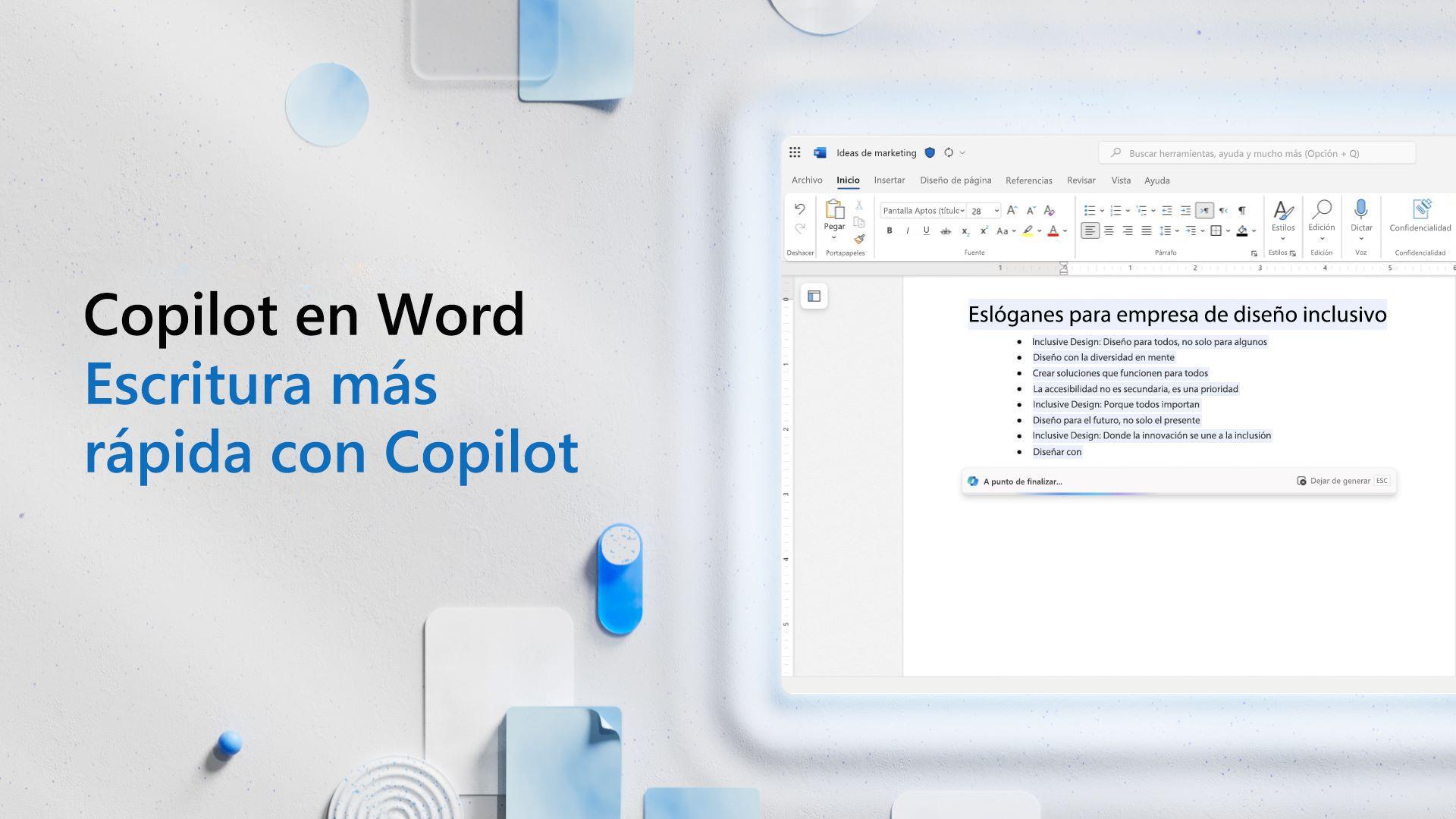 Cómo escanear un documento y pedirle a Copilot que lo resuma o extraiga datos