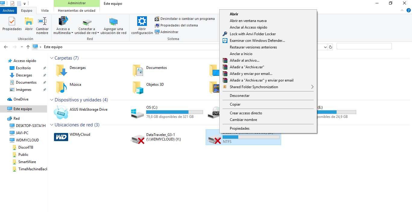 Cómo impedir que Windows comparta archivos en red