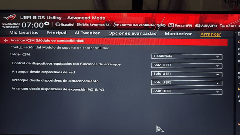 Cómo saber si tu PC tiene arranque seguro activado