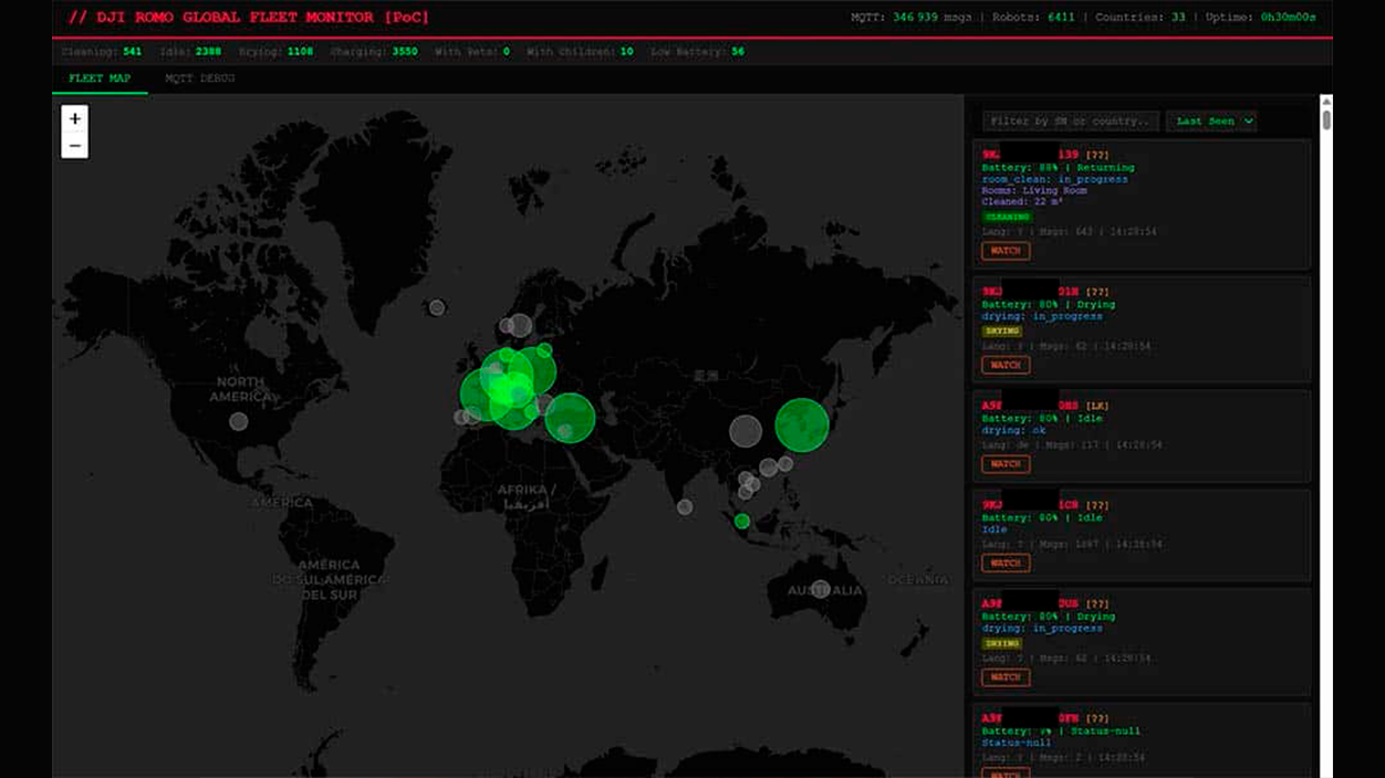 DJI Romo security flaw