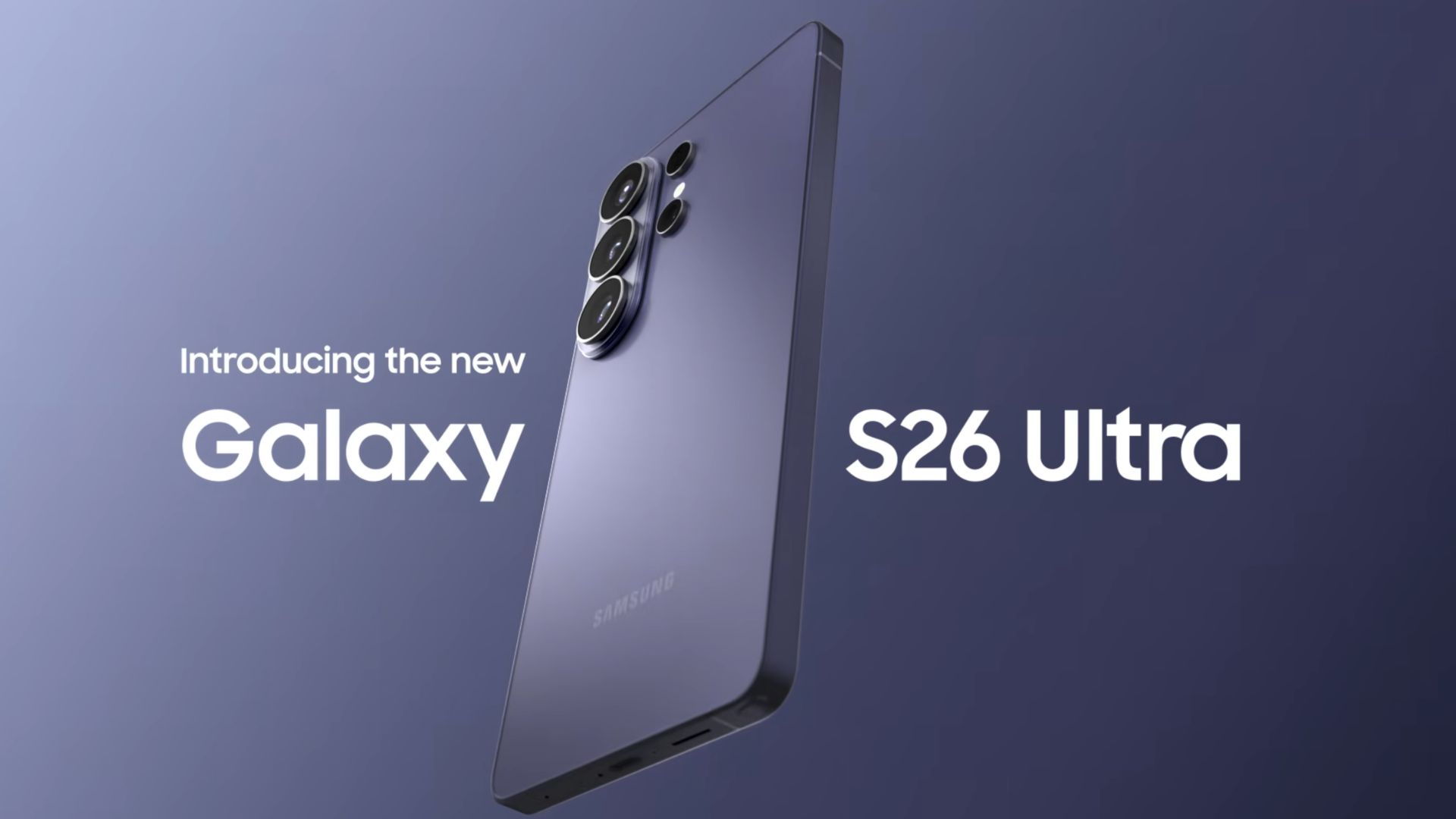 Galaxy S26 Ultra Galaxy Unpacked 2026