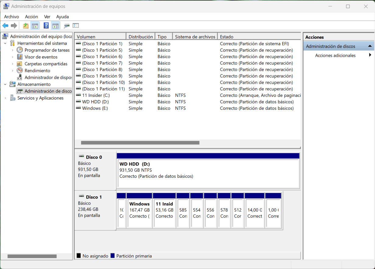 Particiones de recuperación en Windows Por qué Windows crea particiones de recuperación duplicadas