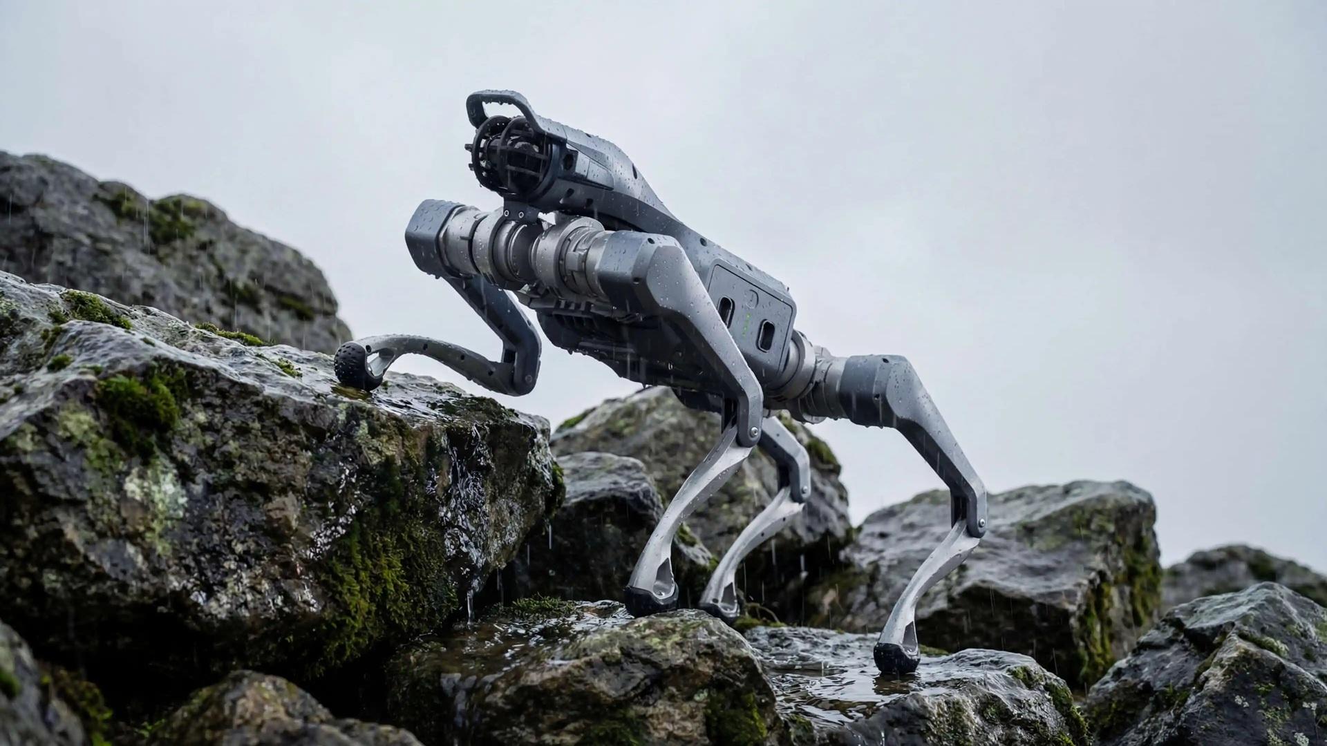 Robot Unitree As2 cuadrúpedo