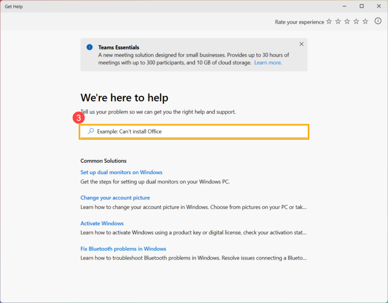 app obtener ayuda de windows