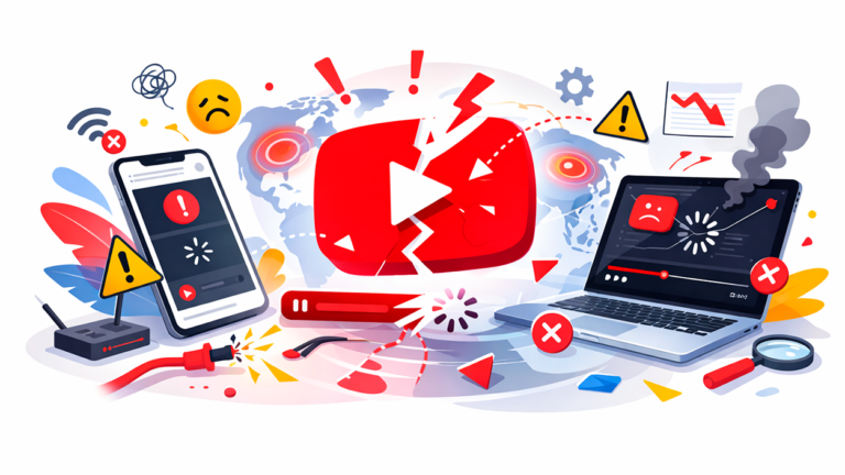 caída masiva youtube