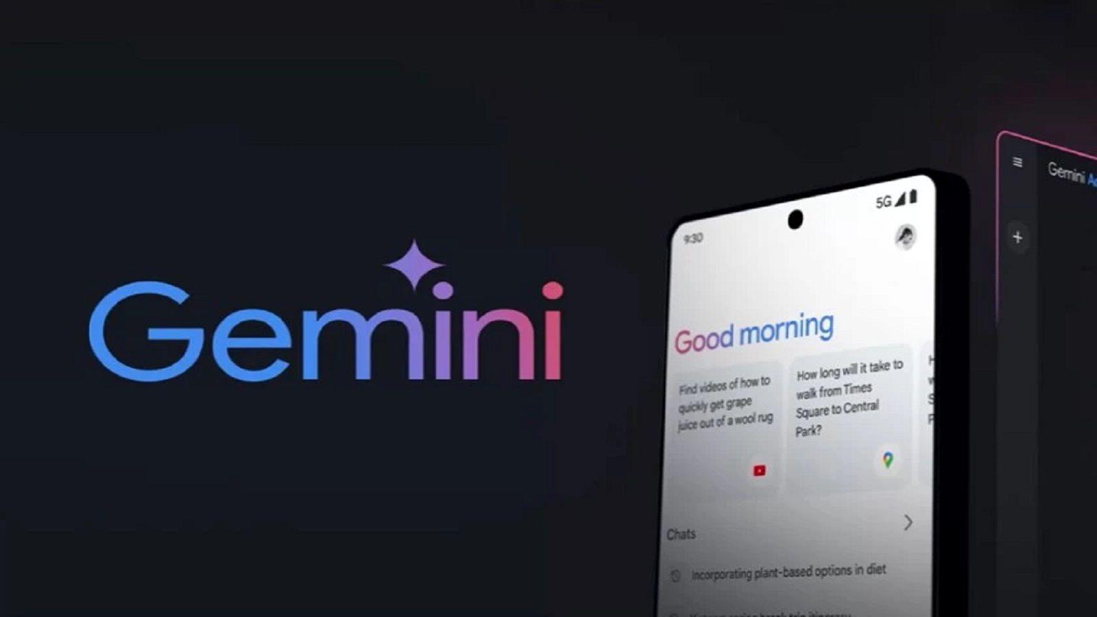 Gemini pantalla partida en móviles