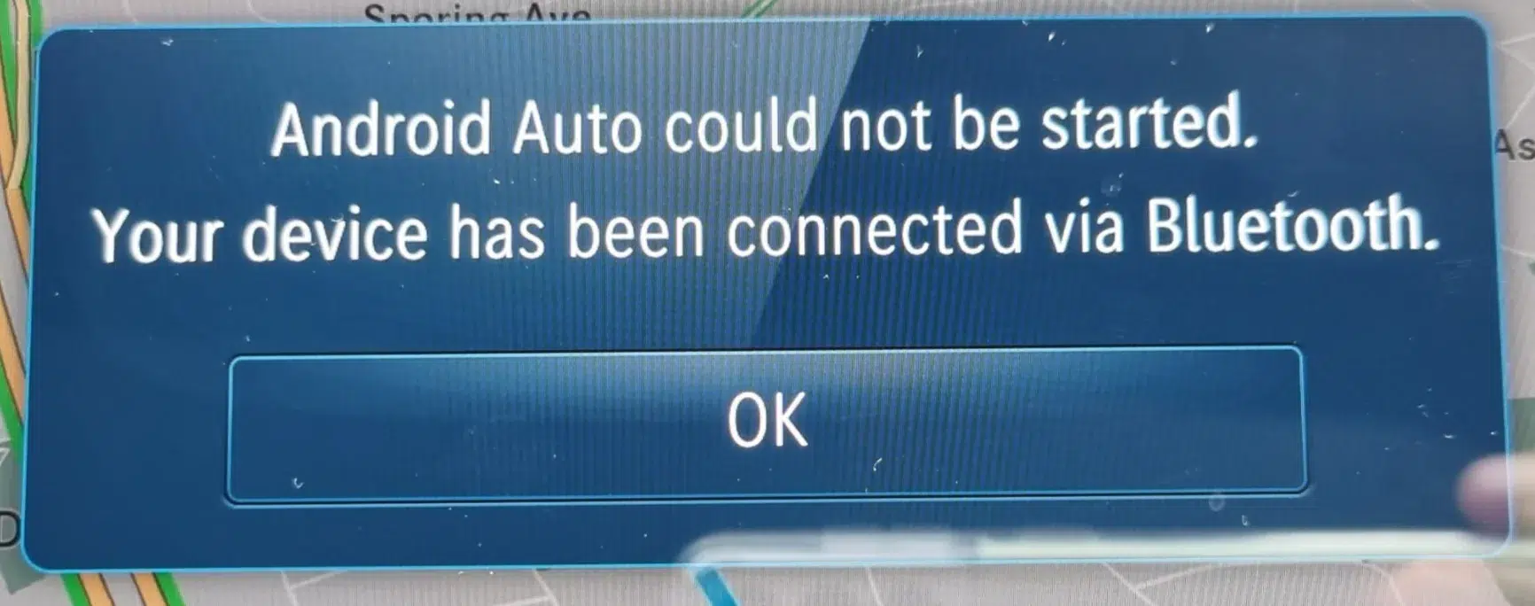 android auto entra en bucle infinito