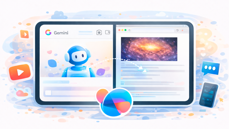 pantalla dividida Gemini