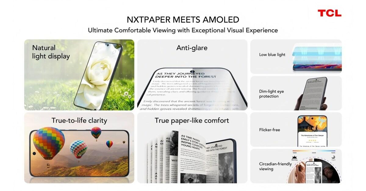 Tecnología AMOLED NXTPAPER