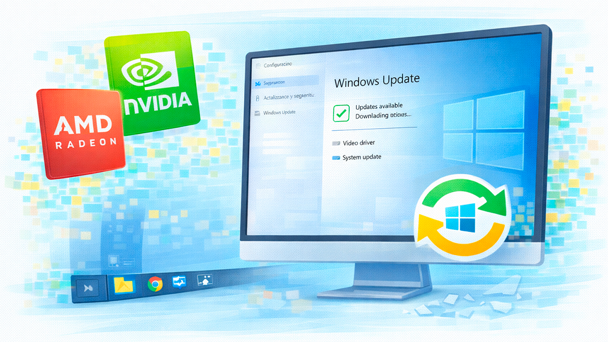 Actualizar controladores de vídeo y sistema operativo