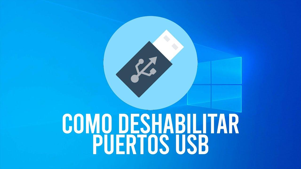 Gestión de energía USB en Windows