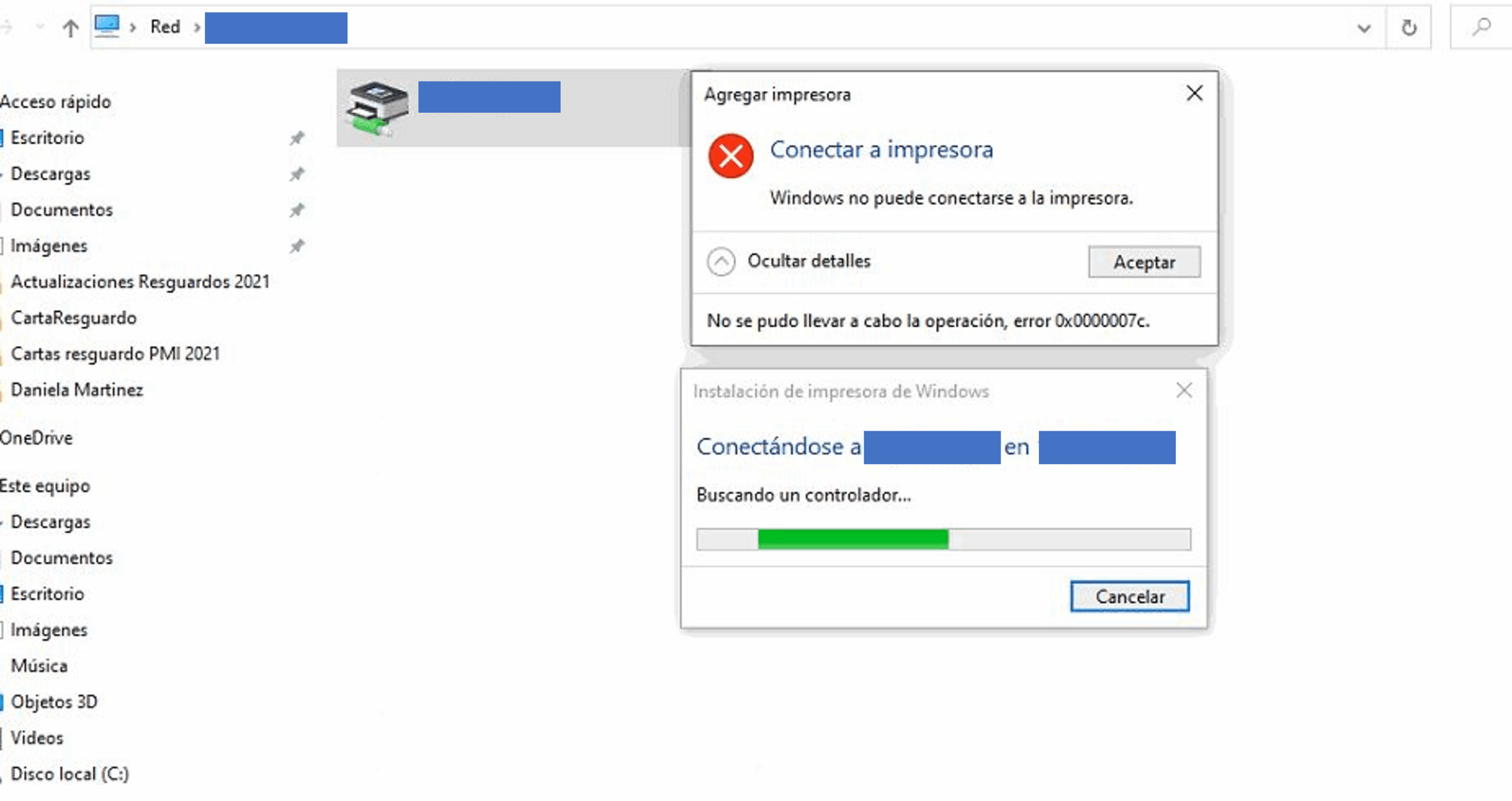 Ajustes para bloquear el uso de la impresora en red Configuración de impresora en red
