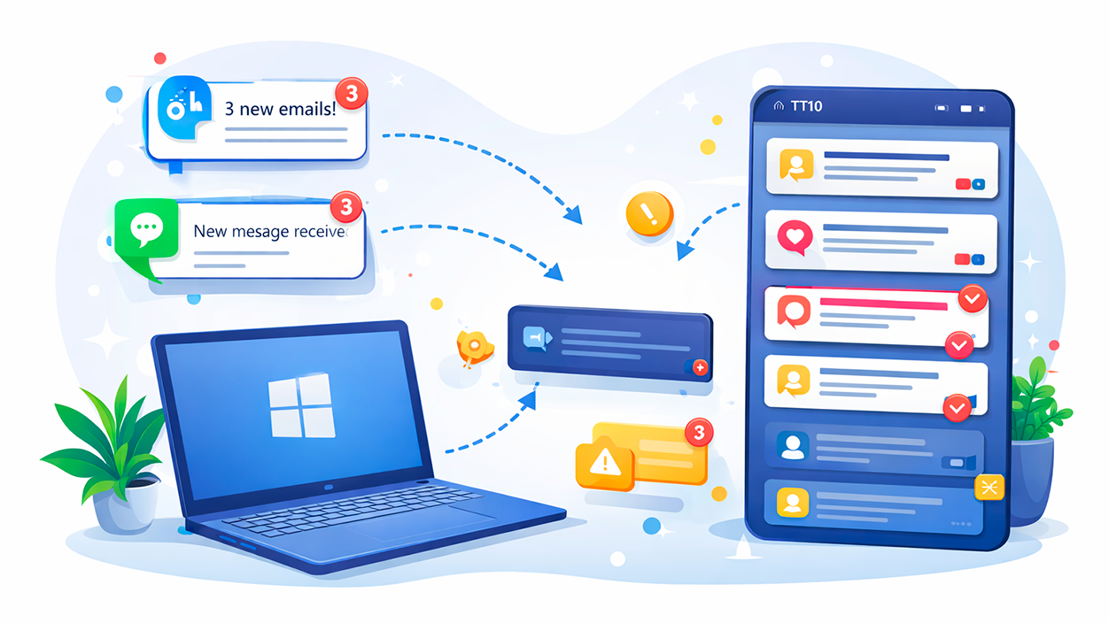 Cómo funciona el sistema de notificaciones de Windows 11