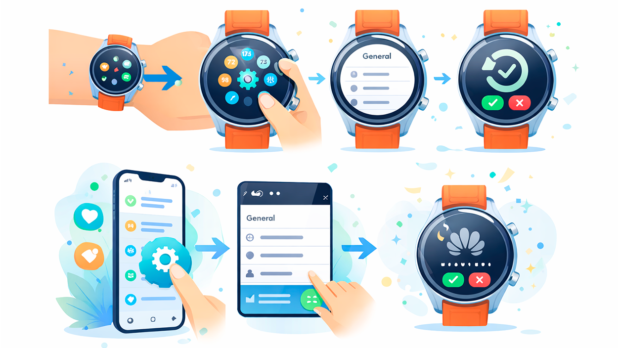 Cómo resetear un Huawei Watch GT