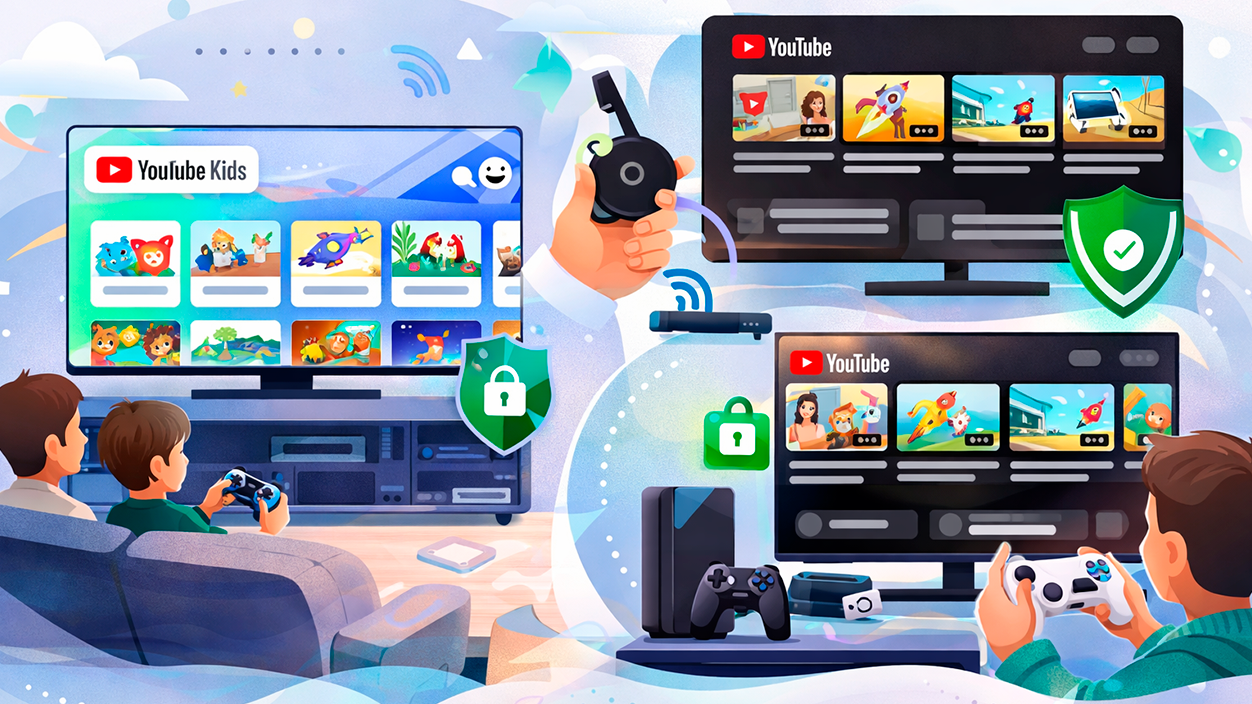 Cómo usar YouTube Kids y YouTube supervisado en Smart TV