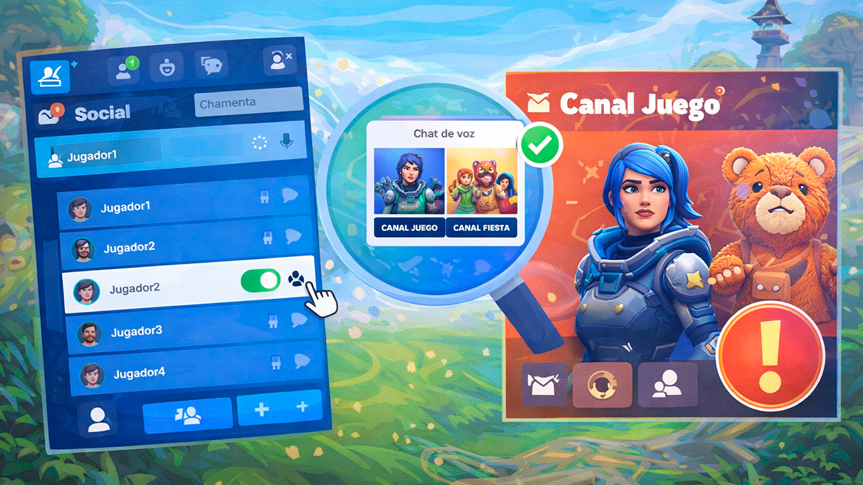 Comprobar chat de voz Fortnite