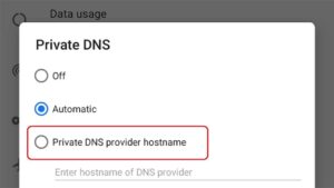 DNS privado para bloquear publicidad en Android