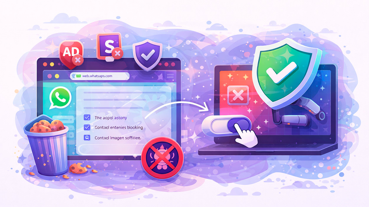 Desactivar extensiones WhatSapp Web