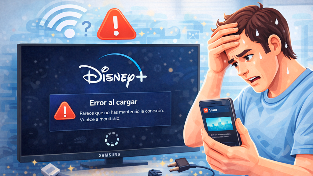 Disney+ no carga en Samsung TV