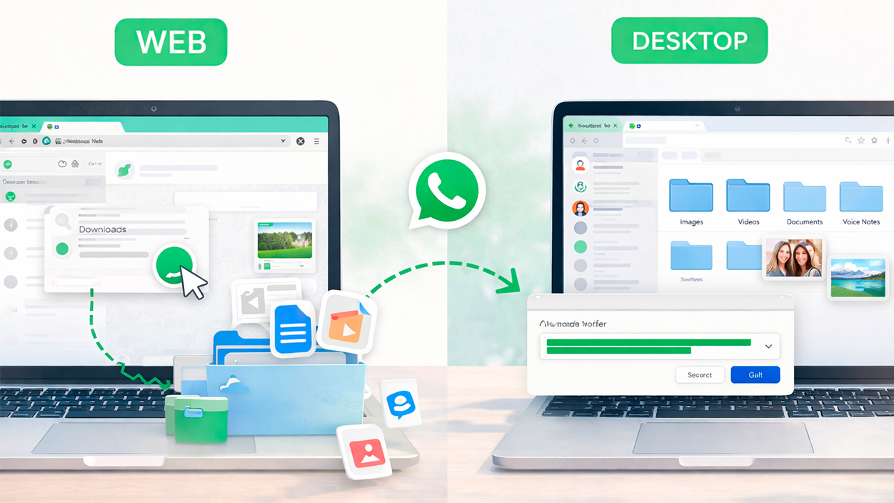 Dónde guarda archivos WhatsApp Web en el ordenador