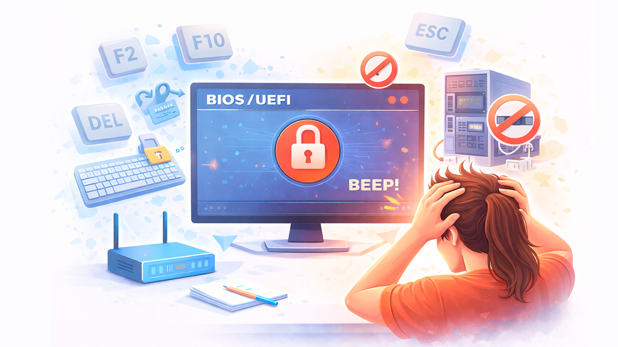 Fallo al entrar BIOS