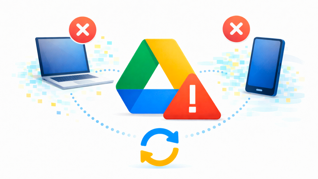 Google Drive no sincroniza