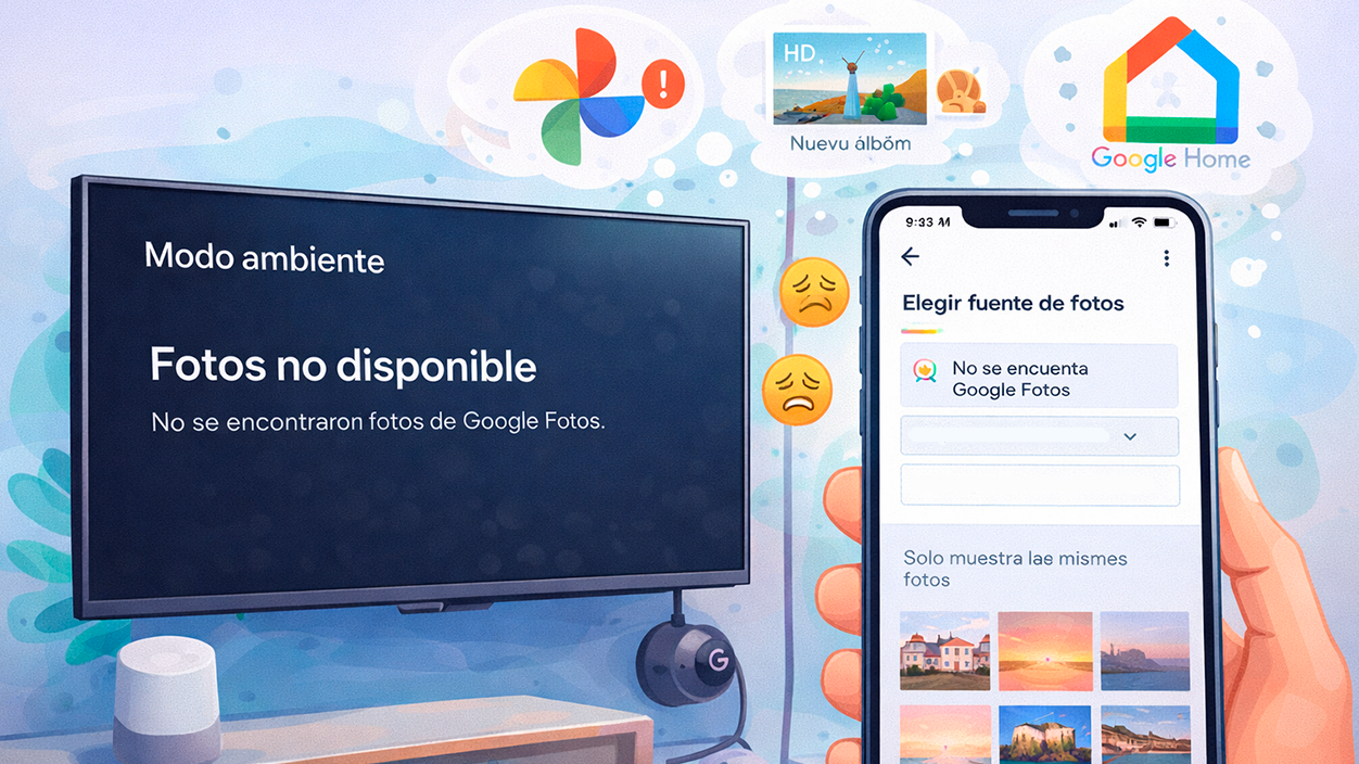 Google Fotos y el modo ambiente