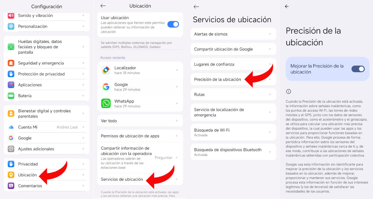 Mejorar la precisión de ubicación en Android