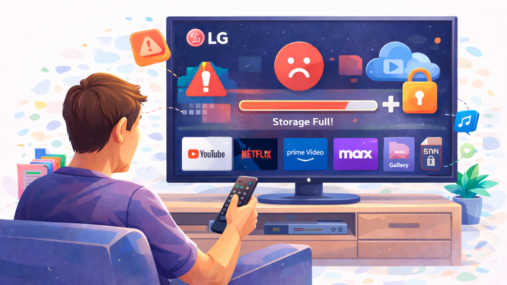 Memoria completa LG Smart TV