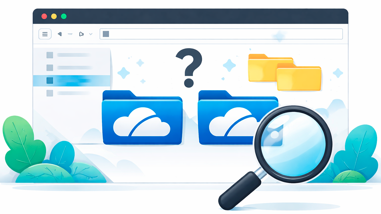 OneDrive duplica las carpetas o solo parece que lo hace