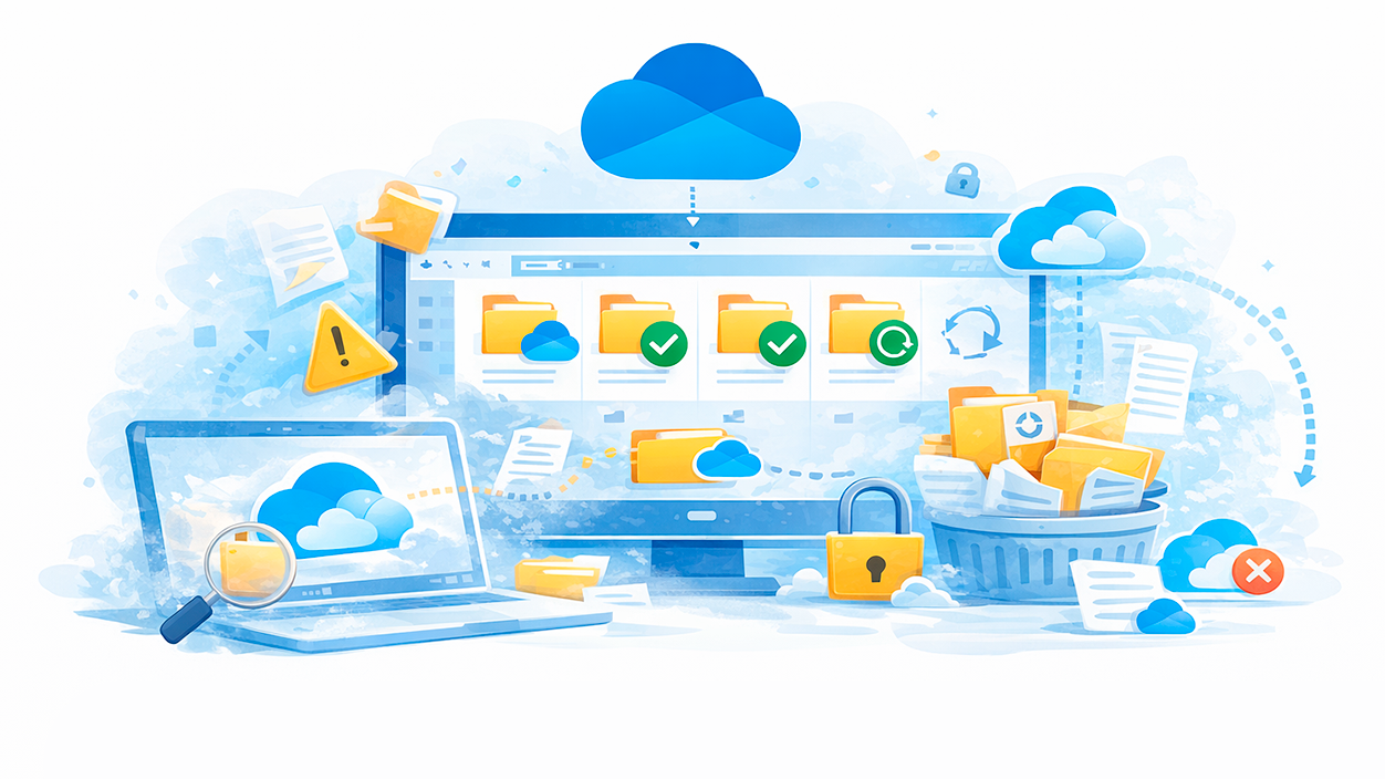 OneDrive mueve carpetas del PC