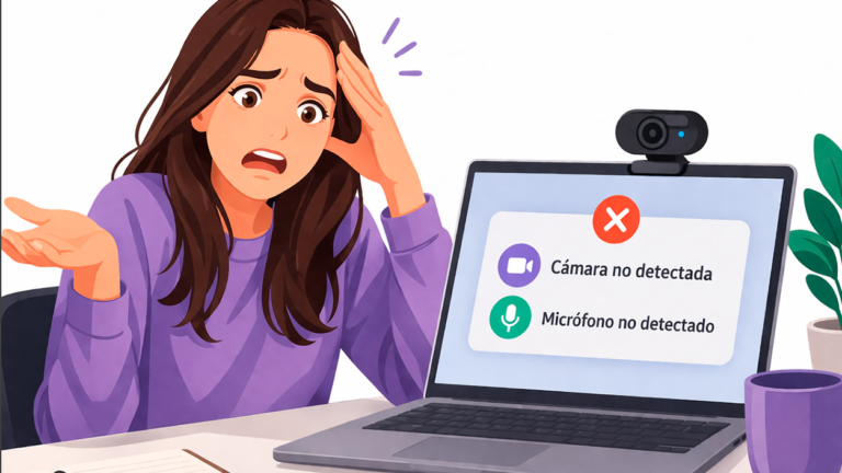 Pagina web no detecta cámara micrófono