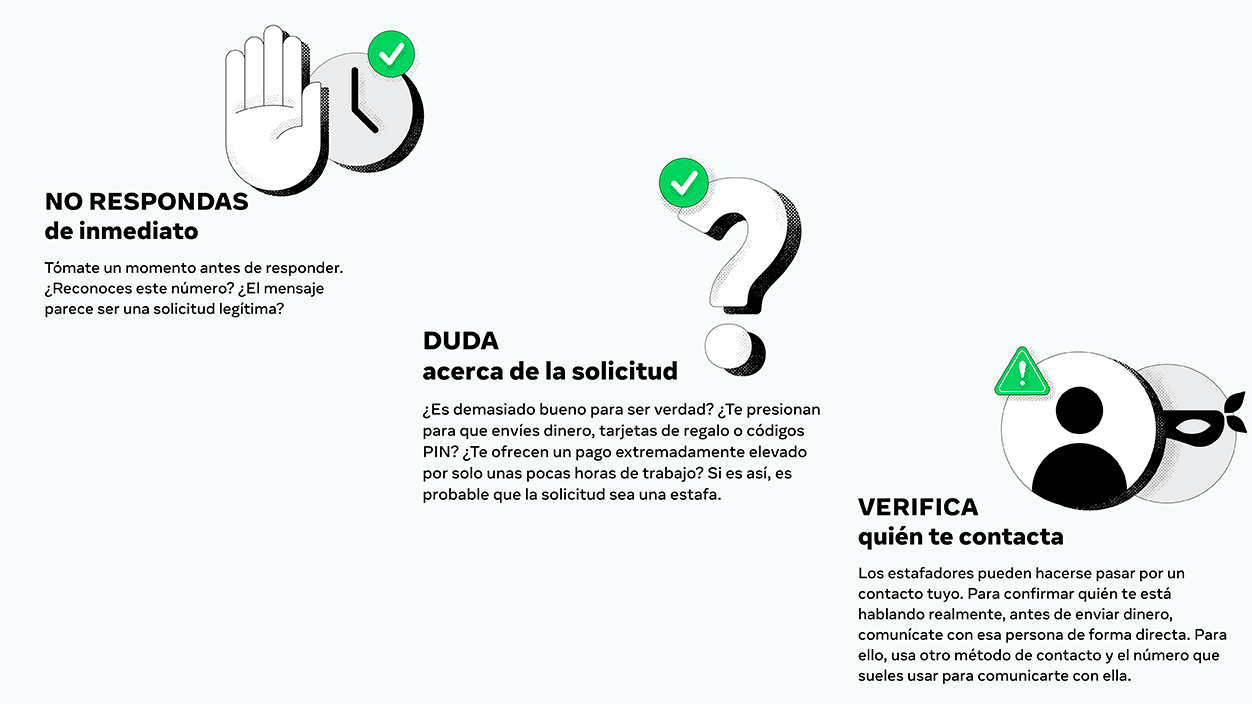 Pasos contra estafas en WhatsApp