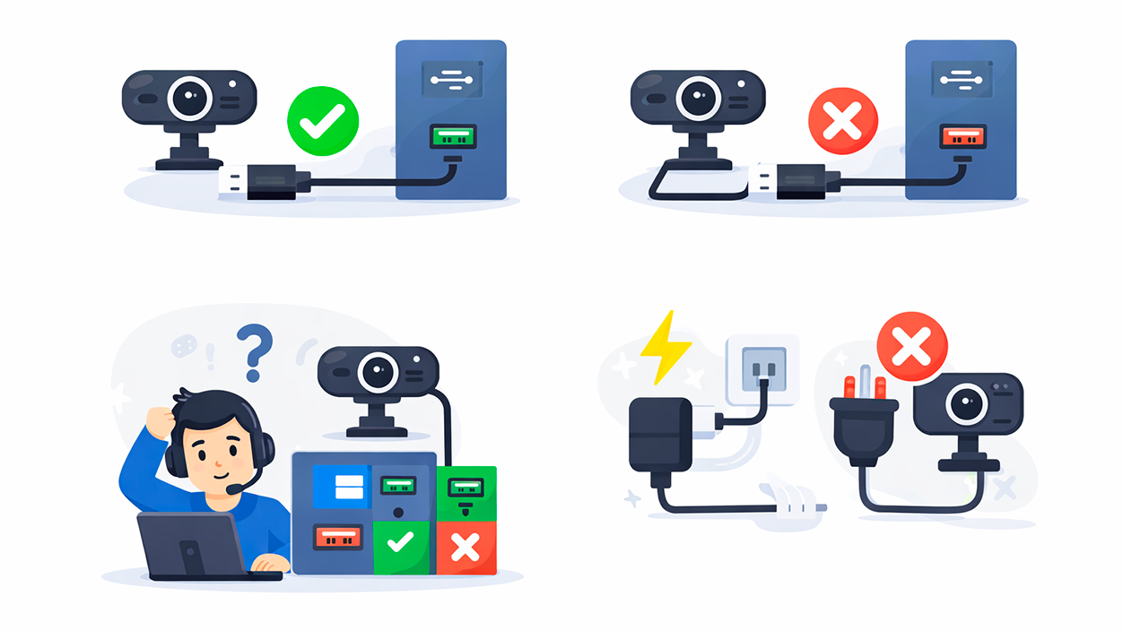 Porqué una web no detecta cámara y micrófono en Windows